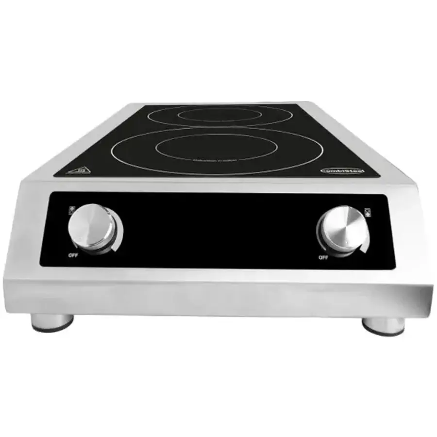 Professionele Inductiekookplaat met 2 Kookpunten – 60 tot 240 °C