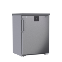 Stainless Steel Undercounter Freezer 59 Liters with 3 Drawers and Removable Worktop