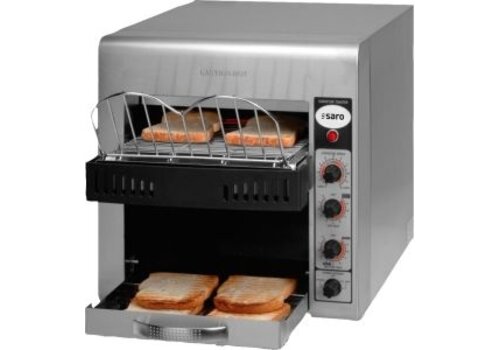  Saro Grille-pain professionnel à convoyeur avec tapis roulant réglable – 3 kW 