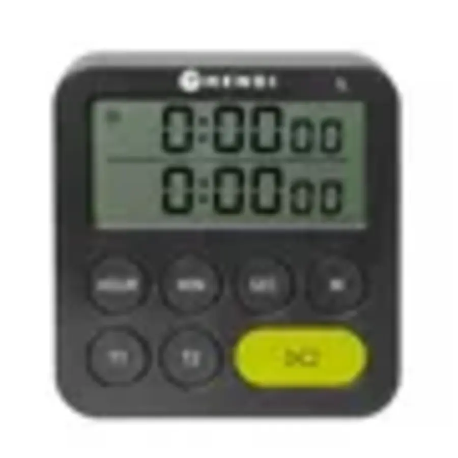 Doppelter digitaler Küchentimer – 2 Timer – 100 Minuten – 8,2 x 2 x 8,6 cm