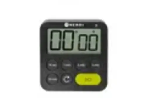  Hendi Digitaler Küchentimer – 100 Minuten – 3 Alarmeinstellungen – 8,2 x 2 x 8,8 cm 