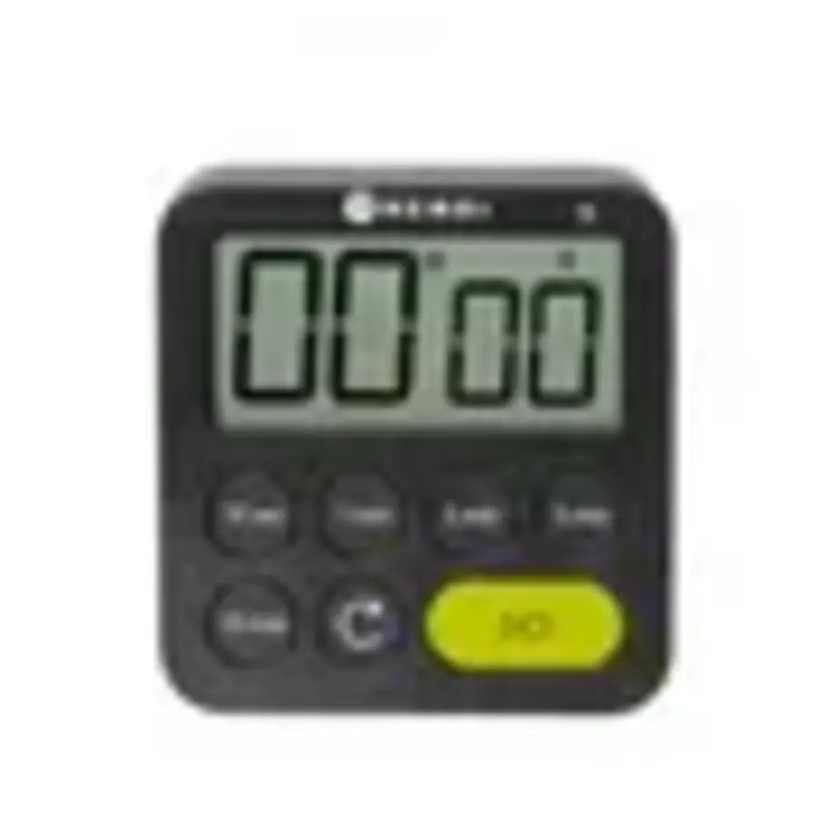 Minuteur de cuisine numérique – 100 minutes – 3 réglages d'alarme – 8,2 x 2 x 8,8 cm