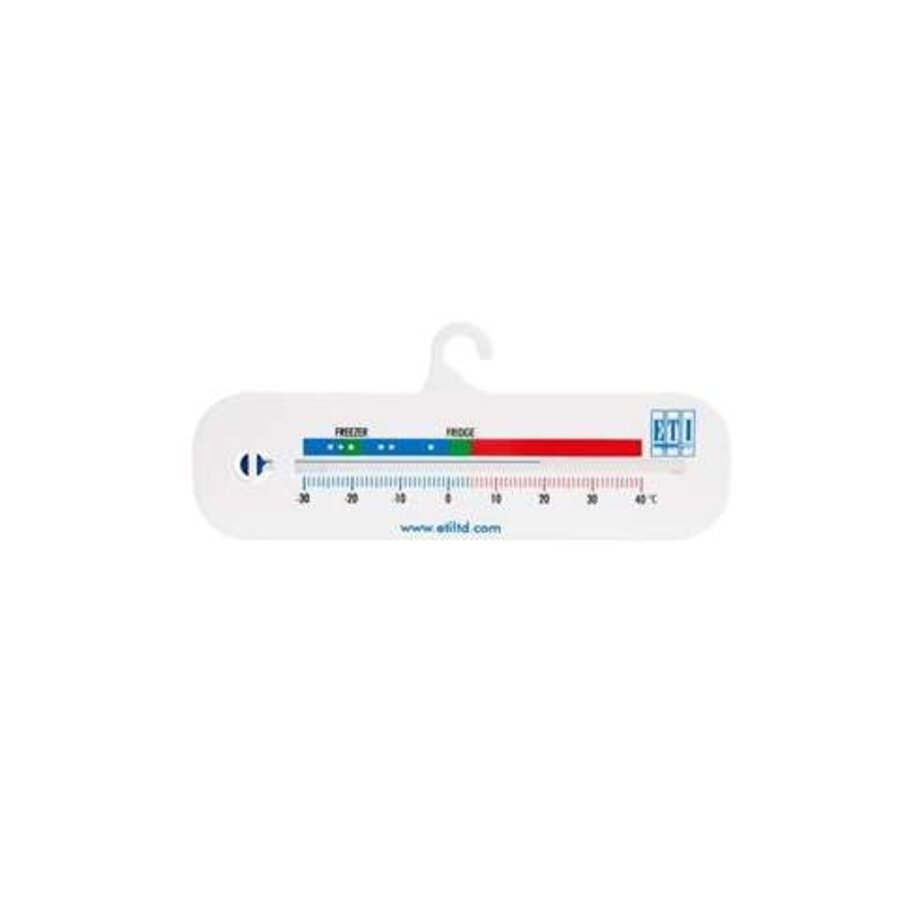 Horizontal Analog Refrigerator Thermometer – -30 to 40 °C