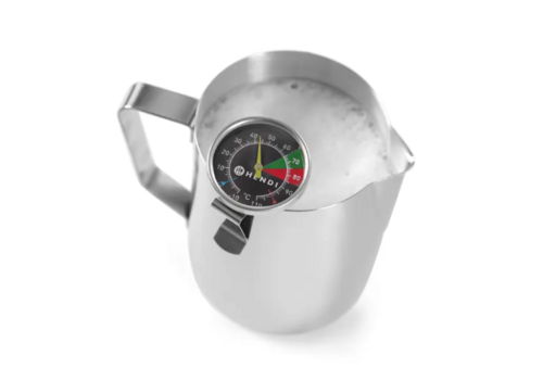  Hendi Melkschuim Thermometer – -10°C tot 110°C – Met Clip – Ø4,4 x 14 cm 