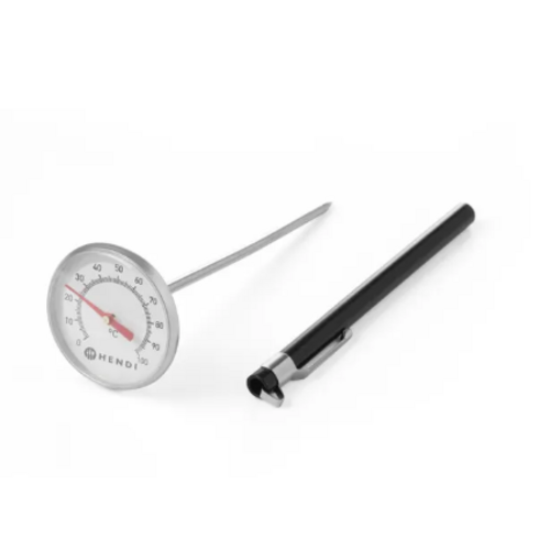  Hendi Thermomètre analogique avec sonde en acier inoxydable – -10 °C à 100 °C – Sonde de 14 cm 