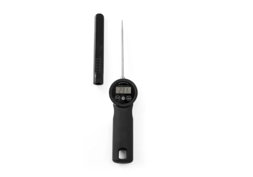  Hendi Waterproof Digital Thermometer – -50°C to 300°C – Stainless Steel Probe 12 cm – 29 x 4.8 x 4 cm 