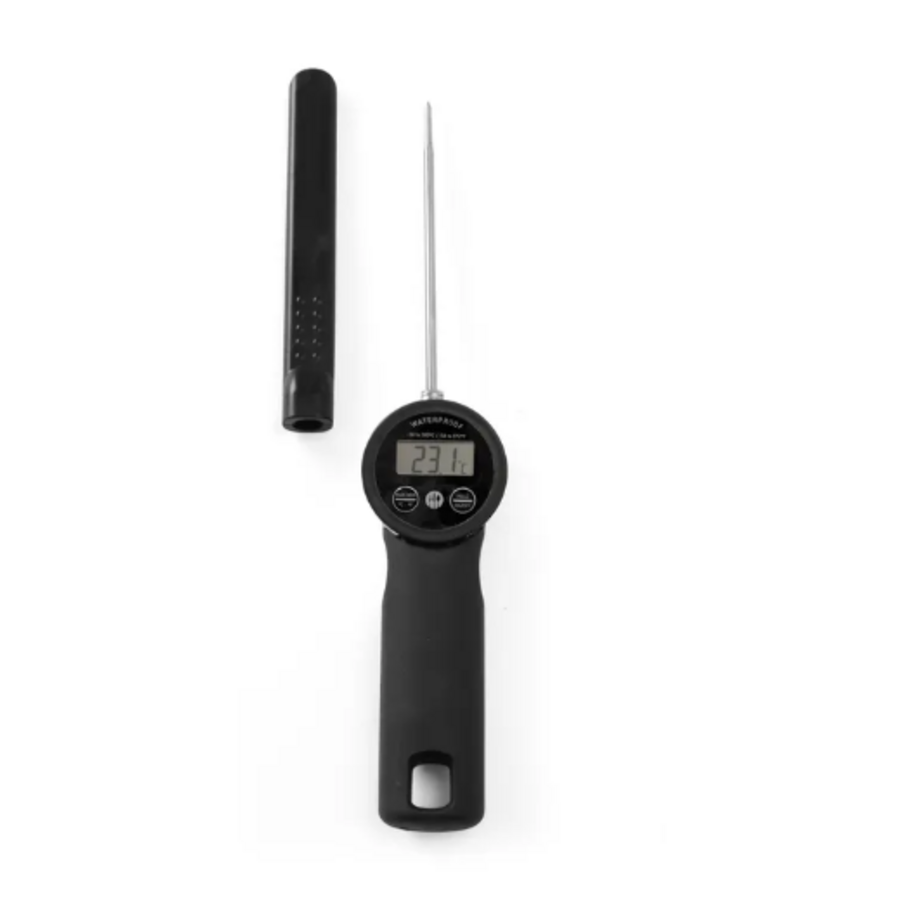 Waterdichte Digitale Thermometer – -50°C tot 300°C – RVS Sonde 12 cm – 29 x 4,8 x 4 cm
