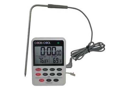  Cooper Atkins Digital Cooking Thermometer -30 to 200 °C with Oven-Safe Probe and Timer 