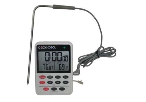  Cooper Atkins Thermomètre de cuisson numérique -30 à 200 °C avec sonde compatible four et minuterie 