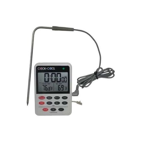  Cooper Atkins Thermomètre de cuisson numérique -30 à 200 °C avec sonde compatible four et minuterie 