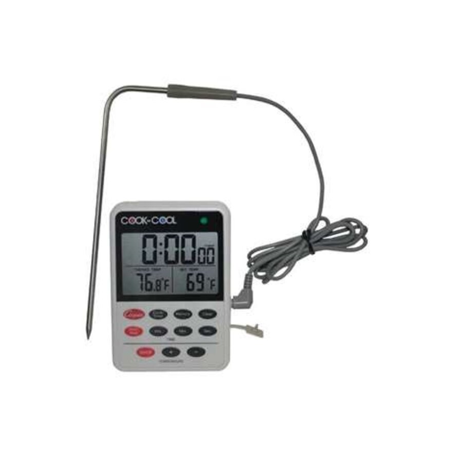 Digitale Kookthermometer -30 tot 200 °C met Ovenbestendige Sonde en Timer
