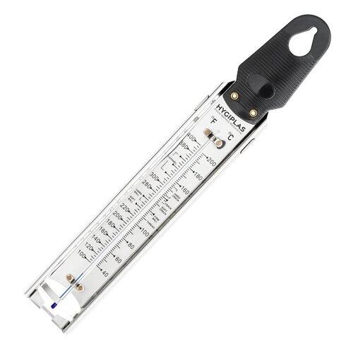  Hygiplas Analoge Suikerthermometer – +40°C tot +200°C – 4,8 x 35 cm 
