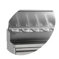Salatbar 429 l – 3 Türen, 9 x 1/3 GN, +2 °C/+10 °C