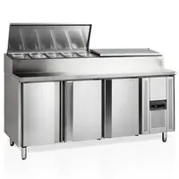Saladette 429L – 3 Deuren, 9x 1/3 GN, +2°C/+10°C