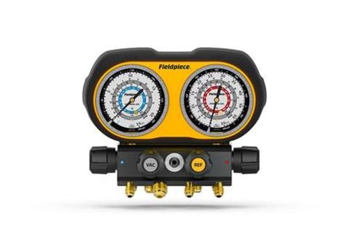  FieldPiece Analoger 4-Wege-Verteiler für R410A, R454B, R32 und R22 