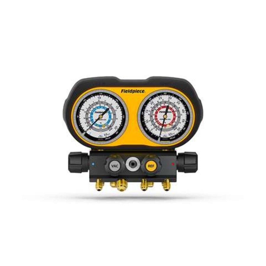 Collecteur analogique 4 voies pour R410A, R454B, R32 et R22
