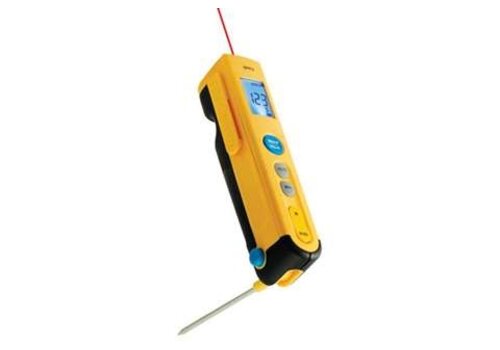  Kompaktes Infrarot- und Stabthermometer mit 94-mm-Sonde 