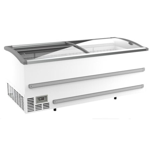  Combisteel Freezer with Glass Sliding Lid 1000 Liters 