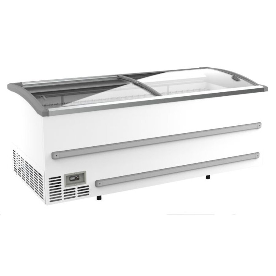 Gefrierschrank mit Glasschiebedeckel 1000 Liter 255x96x82,5 cm (BxTxH)