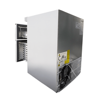 Réfrigérateur de table en acier inoxydable | 2 tiroirs | 101 litres | 600 × 605 × 810 mm
