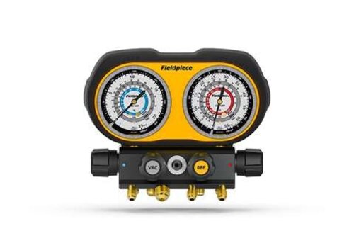  FieldPiece Analoger 4-Wege-Verteiler | Kältemittel A3 R290/R600/R1270/R600a | Druckbereich 0–55 bar | FPI-0121-000 