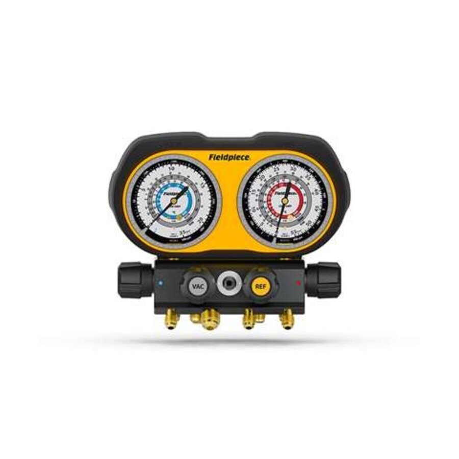 Analoge 4-weg manifold | A3-koelmiddelen R290/R600/R1270/R600a | Drukbereik 0–55 bar | FPI-0121-000