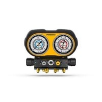 Collecteur analogique 4 voies | R134a/R407C/R404A/R448A | Plage de pression jusqu'à 55 bar | GS434C / FPI-0131-000