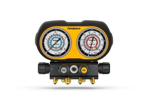  FieldPiece Collecteur analogique 4 voies | R134a/R407C/R404A/R448A | Plage de pression jusqu'à 55 bar | GS434C / FPI-0131-000 