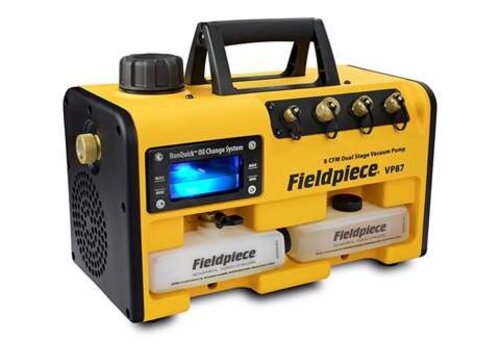  FieldPiece Vacuümpomp 8 CFM | 225 l/min | 2-traps | 15 micron | 230 V | 201 × 296 × 406 mm | FPI-2800-000 
