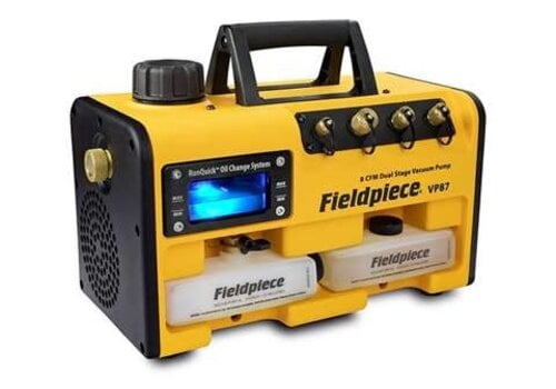  FieldPiece Vacuum pump 8 CFM | 225 l/min | 2-stage | 15 micron | 230 V | 201 × 296 × 406 mm | FPI-2800-000 