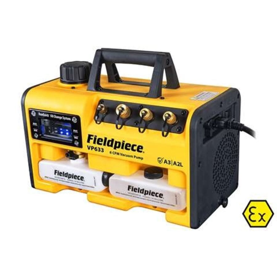 Vakuumpumpe 6 CFM | 170 l/min | ATEX-klassifiziert | 15 Mikron | 406 × 201 × 296 mm | FPI-2610-000