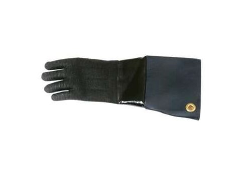  HorecaTraders Heat-resistant glove | Neoprene | 432 mm | Up to +260°C | Black | Hand wash 