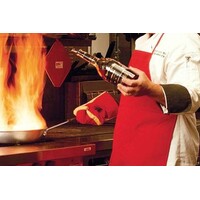 Heat-resistant oven mitt | 381 mm | Nomex and Kevlar | Up to +537°C | Red/yellow | Machine washable