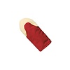 HorecaTraders Oven mitt | 457 mm | Red-yellow | Nomex up to +232°C / Kevlar up to 537°C | Quasi