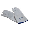 HorecaTraders Ovenhandschoenen | Leder | 360 mm | Hittebestendig tot 300°C | Witgrijs