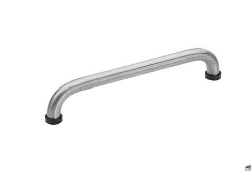  HorecaTraders Poignée tubulaire robuste en acier inoxydable – Entraxe de 30 cm – Finition satinée – Longueur totale 32,3 cm 