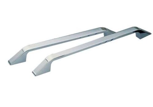  HorecaTraders Poignée chromée – 32,5 cm – Acier moulé massif – Montage avant et arrière 