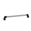 Kit de fixation composite – 2 pièces – Pour tubes Ø 2,5 cm – Noir – Tube non inclus