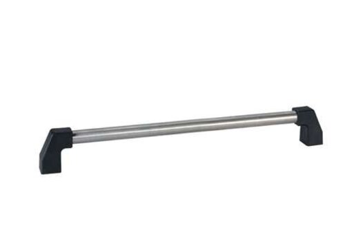 HorecaTraders Kit de fixation composite – 2 pièces – Pour tubes Ø 2,5 cm – Noir – Tube non inclus 