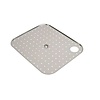Grille d'insertion en acier inoxydable 600 x 500 mm – Version droite