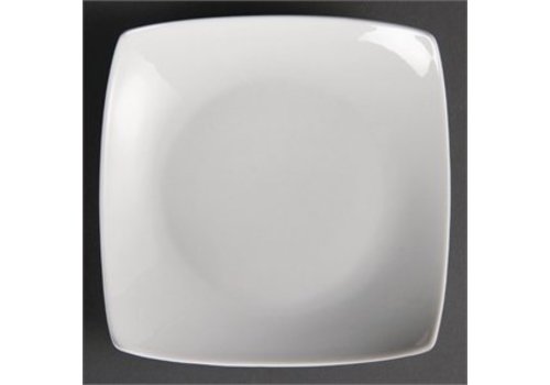  Olympia Square white serving plate (piece 12) 