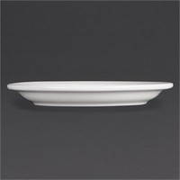 Assiettes en porcelaine blanche 15 cm (12 pièces)