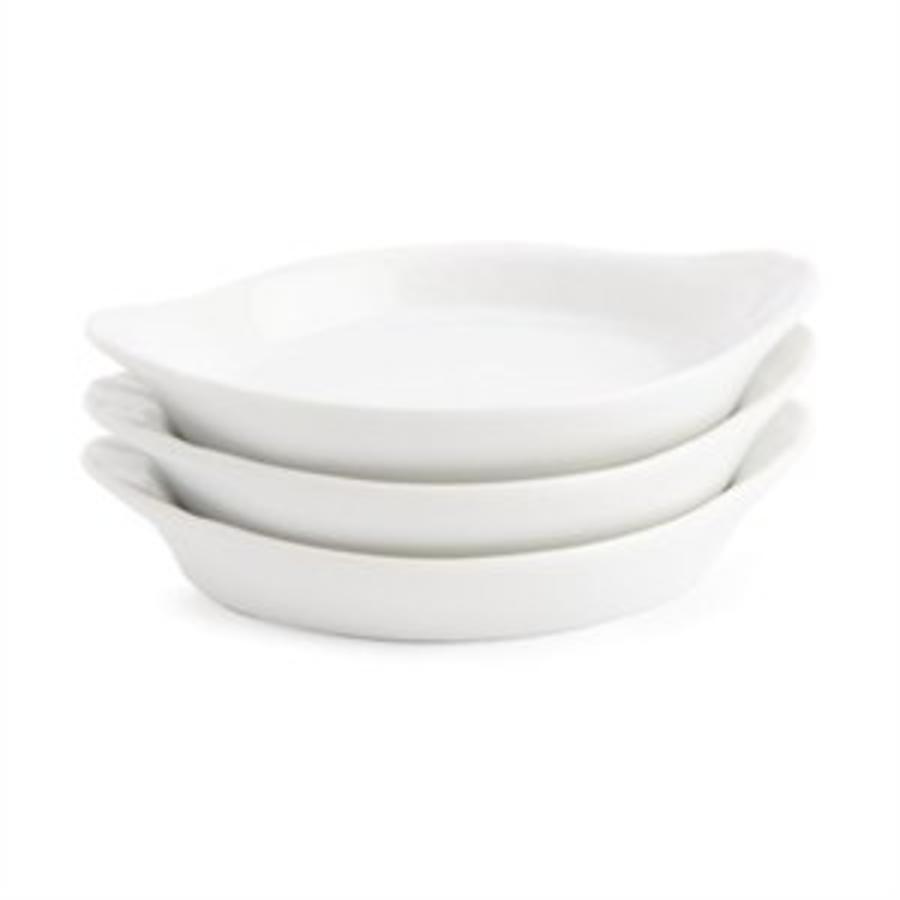 Oval tapas dish with handle | 12 pieces