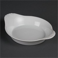 Porcelain round gratin dish | pieces 6