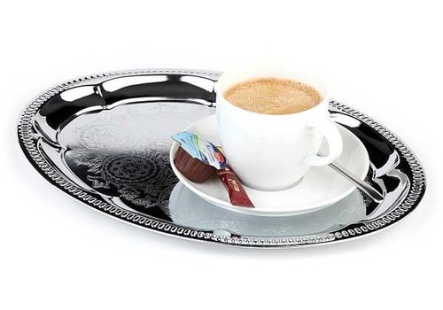  APS Plat de service à café | Ovale 