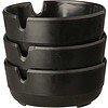 APS Ashtray | 3 Piece Set | black | Ø7.8x(H)3cm