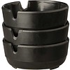 APS Cendrier | Ensemble 3 pièces | noir | Ø7,8x(H)3cm