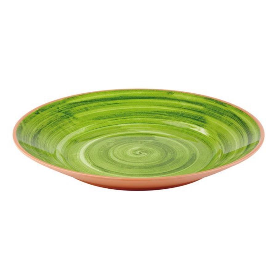 Green Bowl of Melamine | diameter 32 cm
