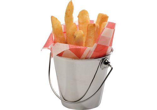  APS Stainless Steel Buckets 0.33 liter | 4 pieces 