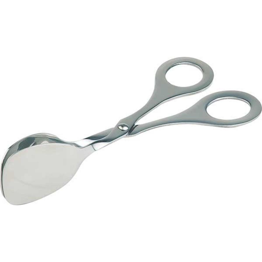 Pastry tongs stainless steel | 17.5cm